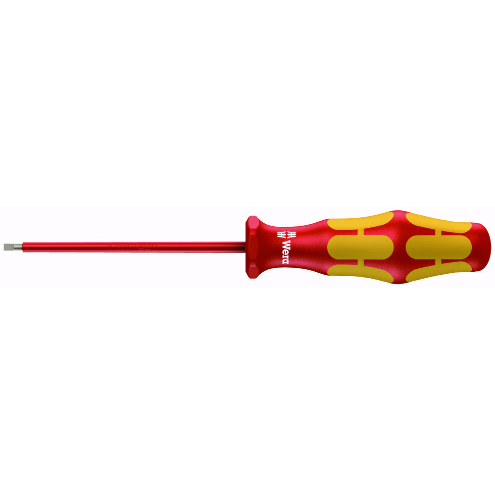 Wera - VDE-isolierter Schlitz-Schraubendreher, 81 mm - 05006100001