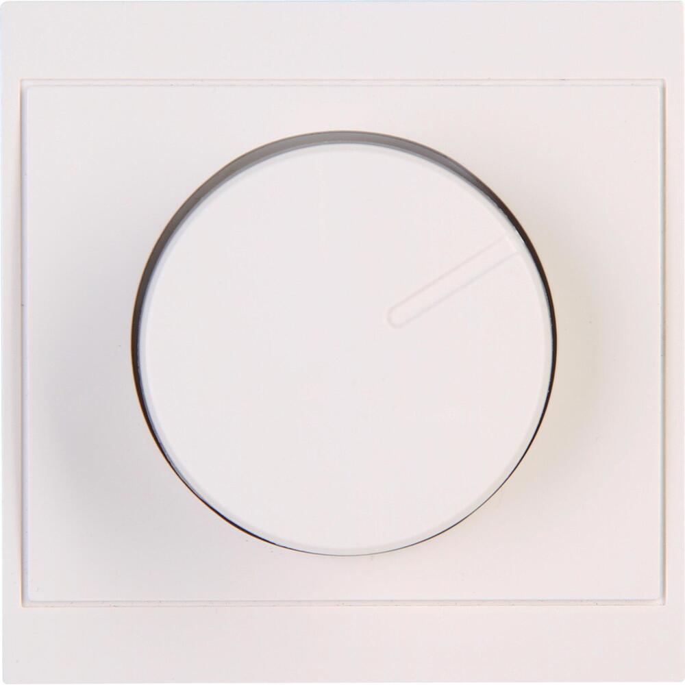 Kopp - MALTA – Dimmer mit Druck-Wechselschalter (Phasenanschnitt), Farbe: weiß - 808405188