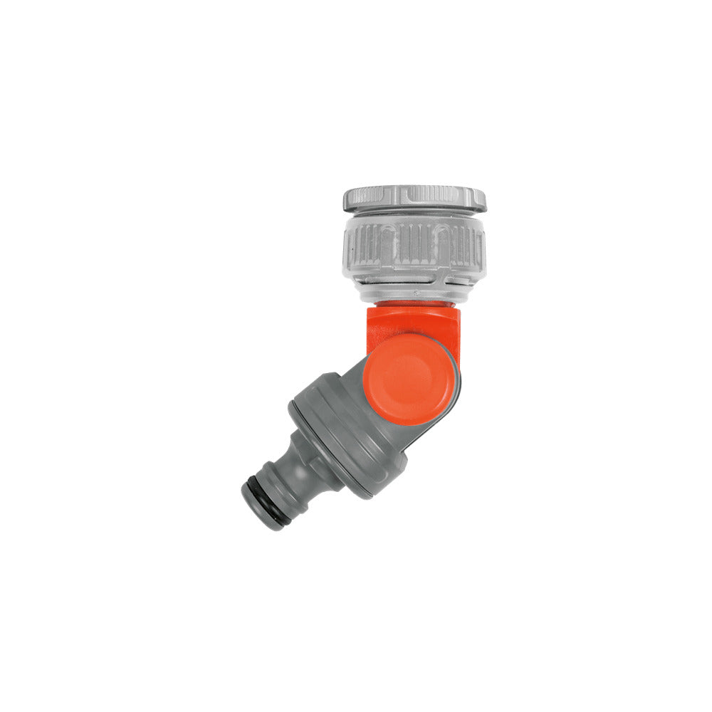 Gardena - Winkelhahnstück für Wasserhahn mit 33,3 mm (G 1)-Gewinde und für Wasserhahn mit 26,5 mm (G 3/4)-Gewinde, verpackt - 02999-20