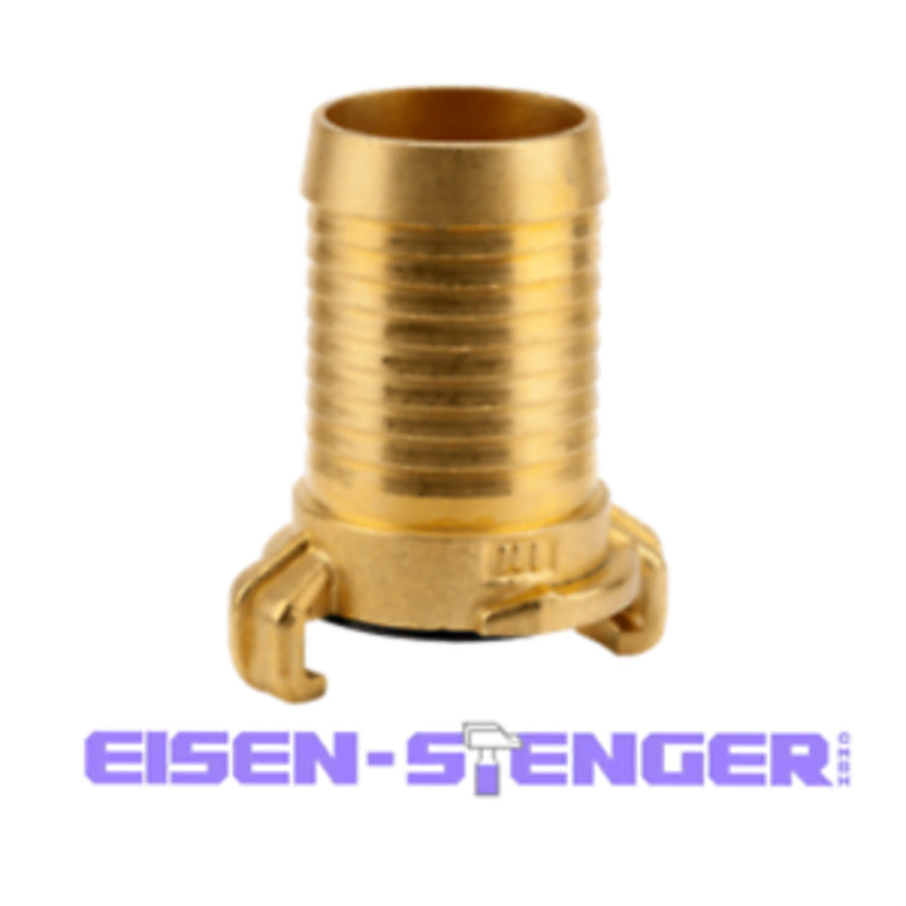 Gardena - Messing-Schnellkupplungs-Schlauchstück, für 32 mm (1 1/4)-Schläuche - 07104-20