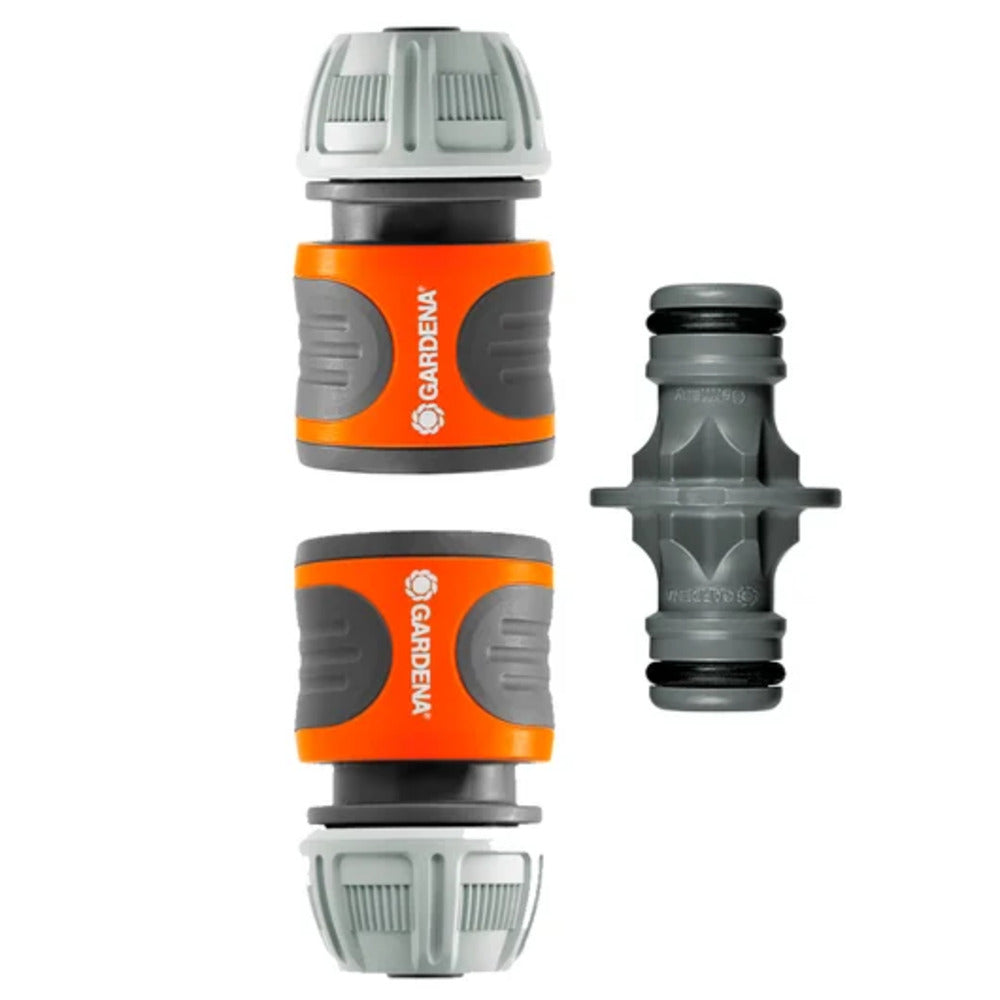 Gardena - Kupplungs-Satz 13mm (1/2''), Inhalt 2x18215, 931, verpackt - 18283-20