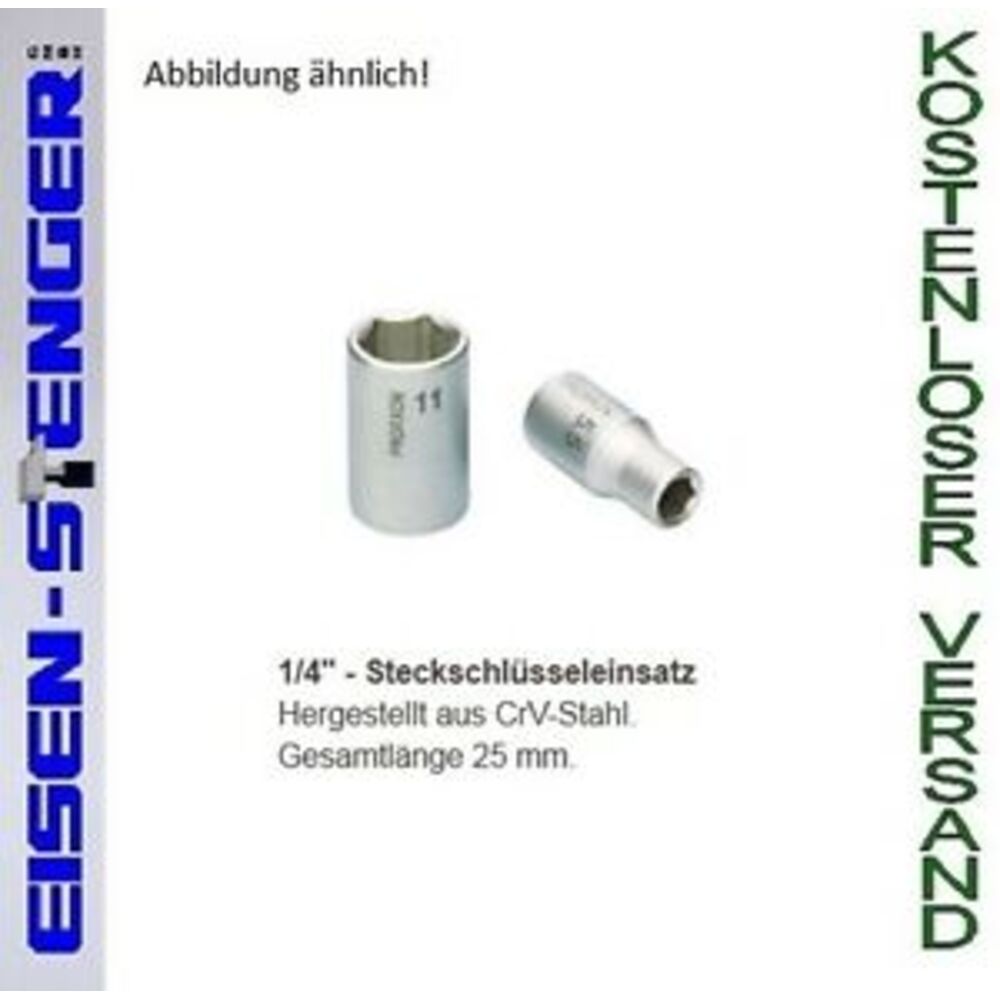 PROXXON 1/4' Steckschlüsseleinsatz, 4,5 mm No 23711