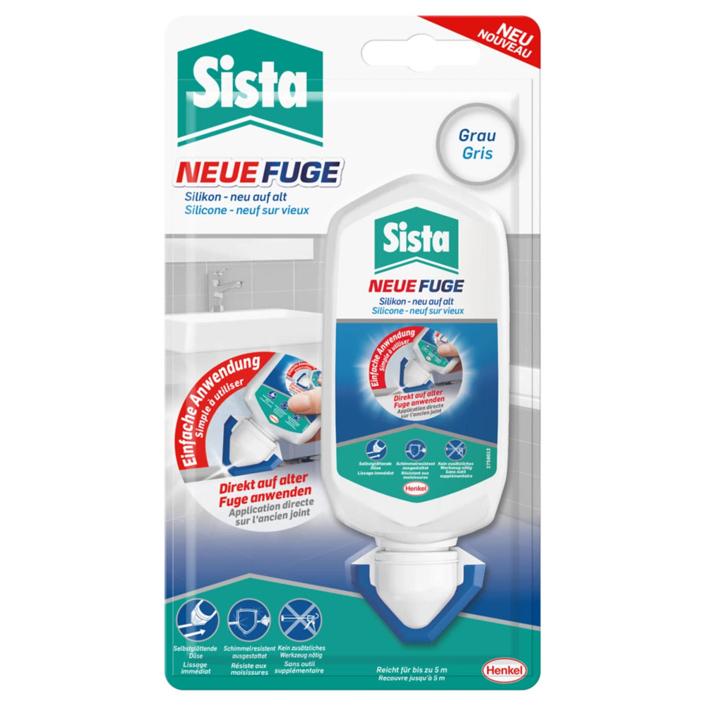 Henkel - Sista Neue Fuge grau 80ml DE/CH für alle alten Fugen - SNFRG