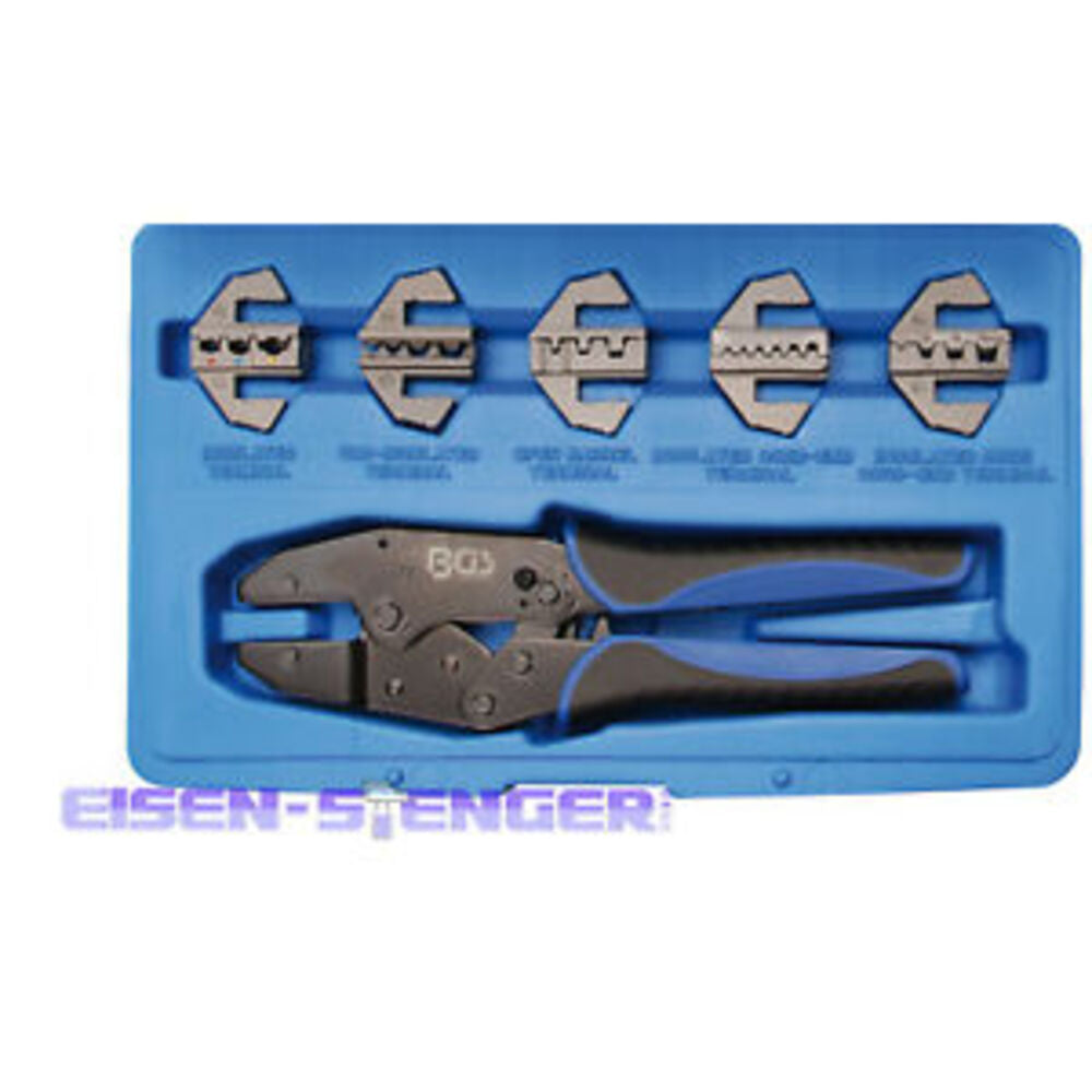 BGS - 1410 Crimpzangen-Satz mit 5 Paar Backen