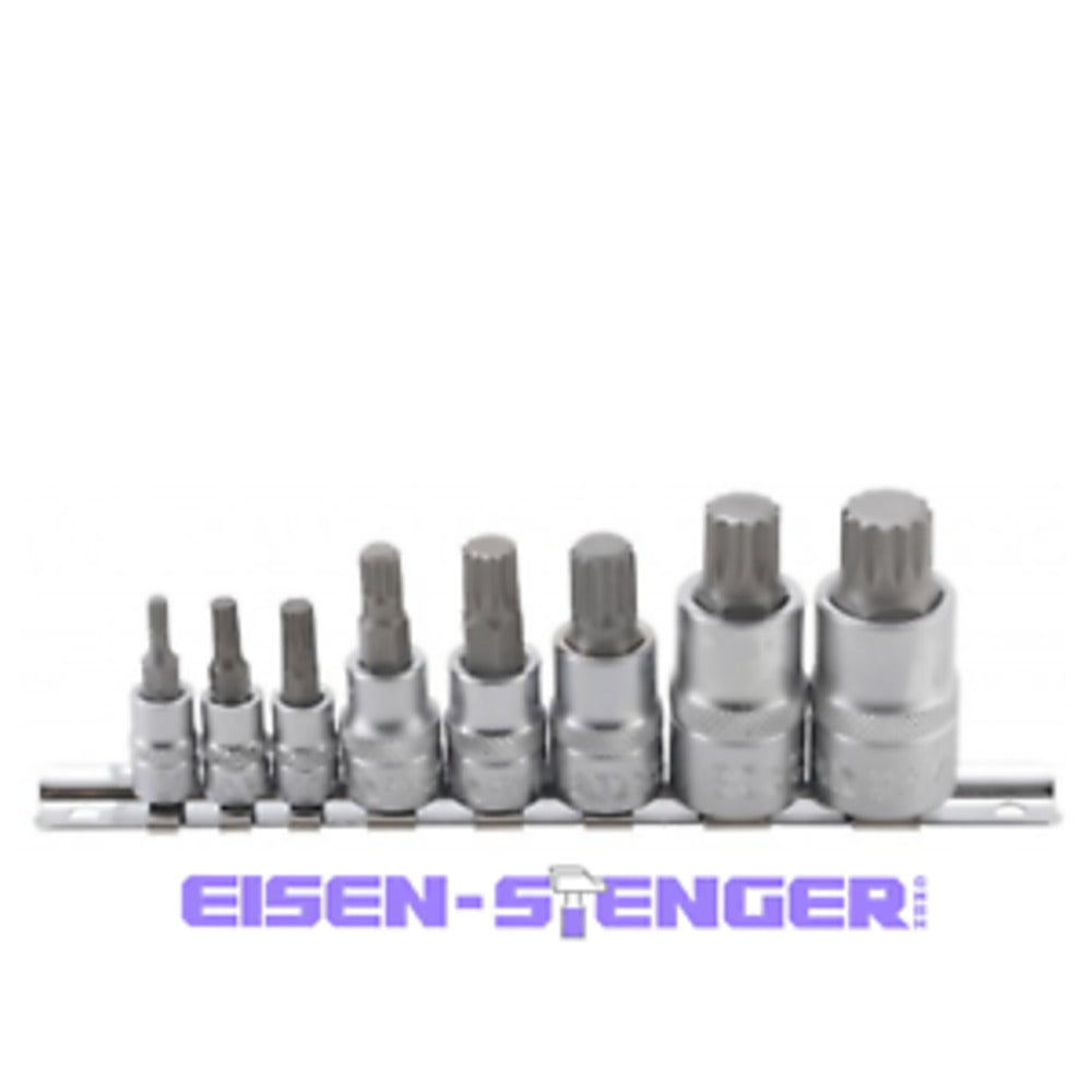 BGS - Bit-Einsatz-Satz | Innenvielzahn (für XZN) | M4 - M16 | 8-tlg. - 5105
