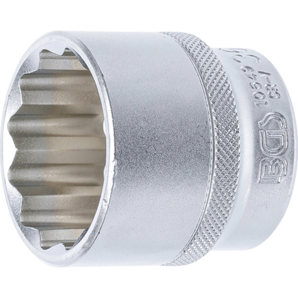 BGS - Steckschlüssel-Einsatz Zwölfkant | Antrieb Innenvierkant 12,5 mm (1/2") | SW 36 mm - 10649