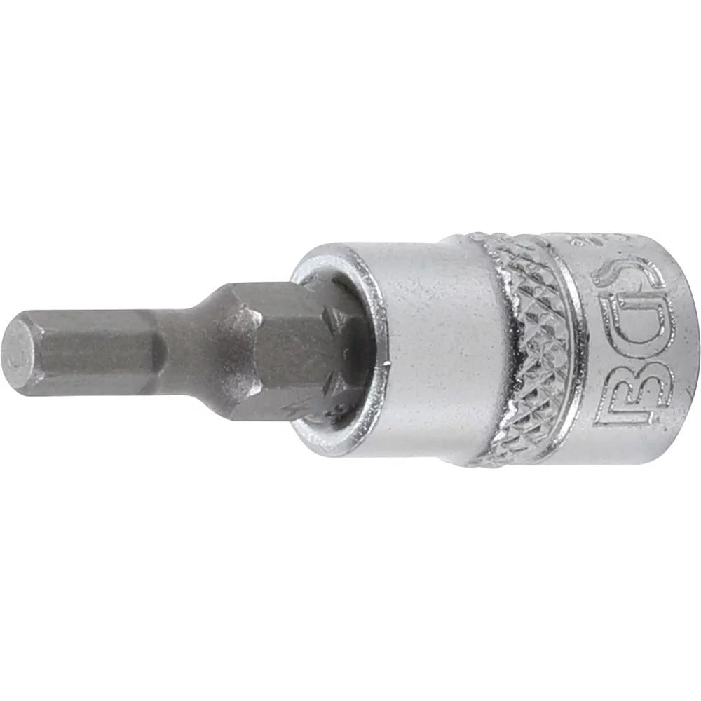 BGS - Bit-Einsatz | Antrieb Innenvierkant 6,3 mm (1/4") | Innensechskant 4 mm - 2498