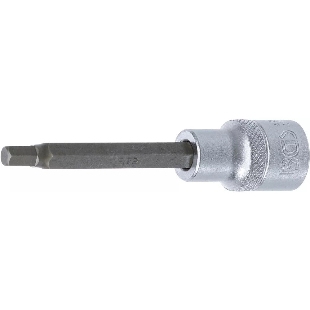 BGS - Bit-Einsatz | Länge 100 mm | Antrieb Innenvierkant 12,5 mm (1/2") | Innensechskant 5 mm - 4260