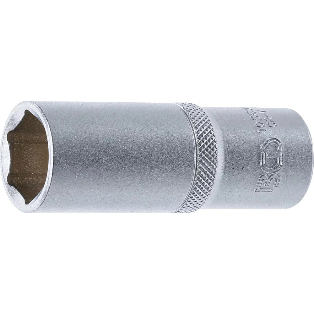 BGS - Steckschlüssel-Einsatz Sechskant, tief | Antrieb Innenvierkant 12,5 mm (1/2") | SW 20 mm - 10560