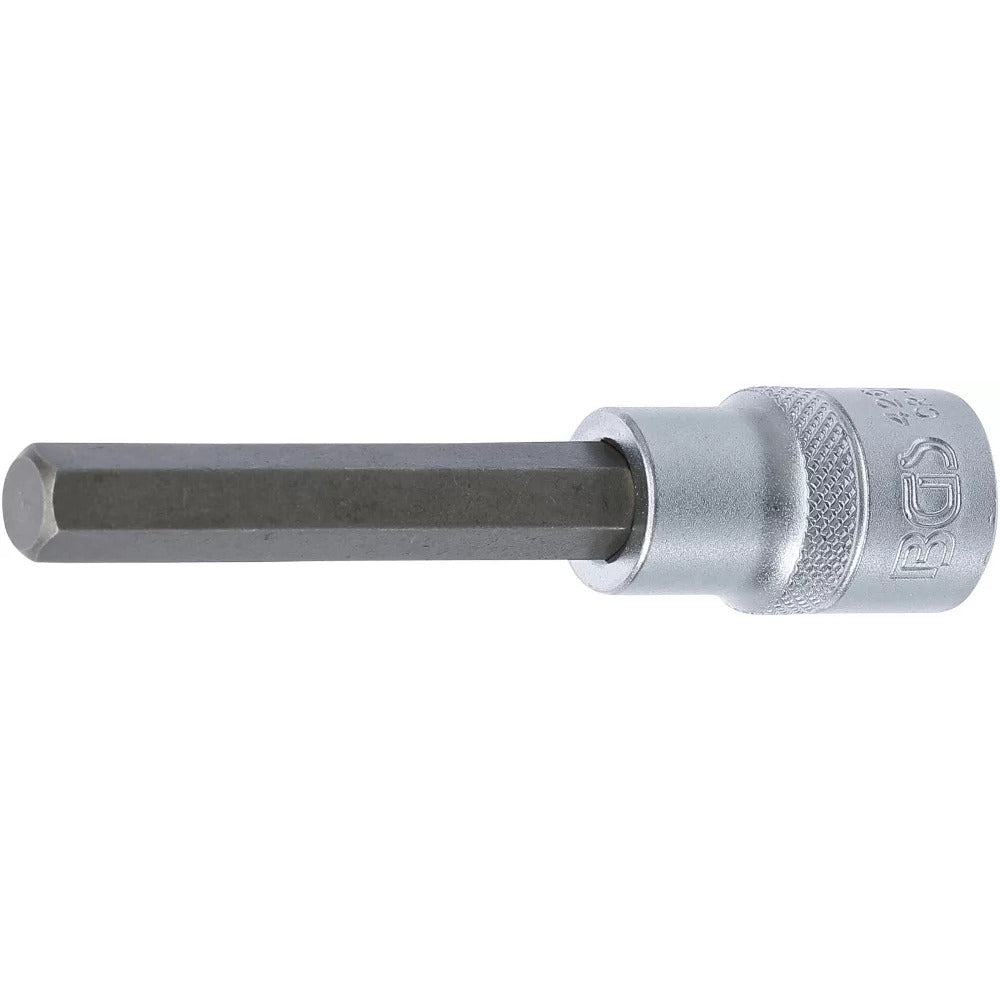BGS - Bit-Einsatz | Länge 100 mm | Antrieb Innenvierkant 12,5 mm (1/2") | Innensechskant 10 mm - 4264
