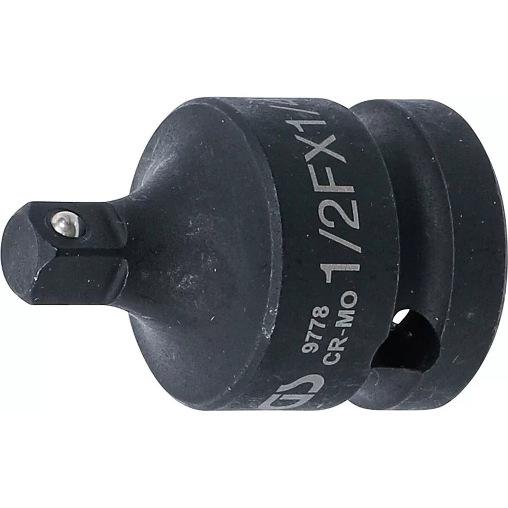 BGS - Kraft-Steckschlüssel-Adapter | Innenvierkant 12,5 mm (1/2") - Außenvierkant 6,3 mm (1/4") - 9778