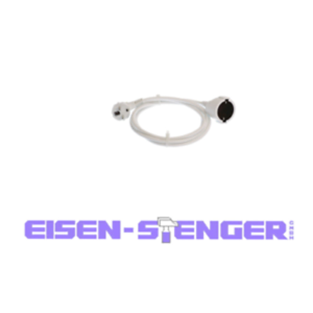 as Schwabe PVCVerlängerung mit Winkelstecker, 2 mH05VVF 3G1,5 weiß 50201