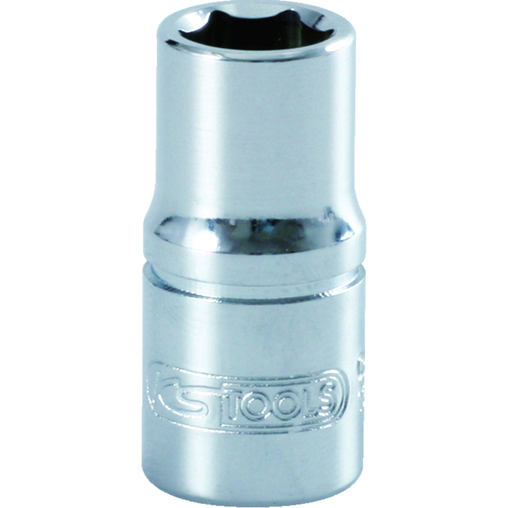 KS Tools - 1/4" 6-kant Stecknuss, kurz, 10,0 mm - 130.0313