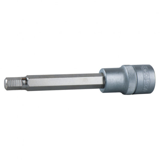 KS Tools - 1/2" Bit-Stecknuss Innensechskant, lang, 9mm - 911.1329