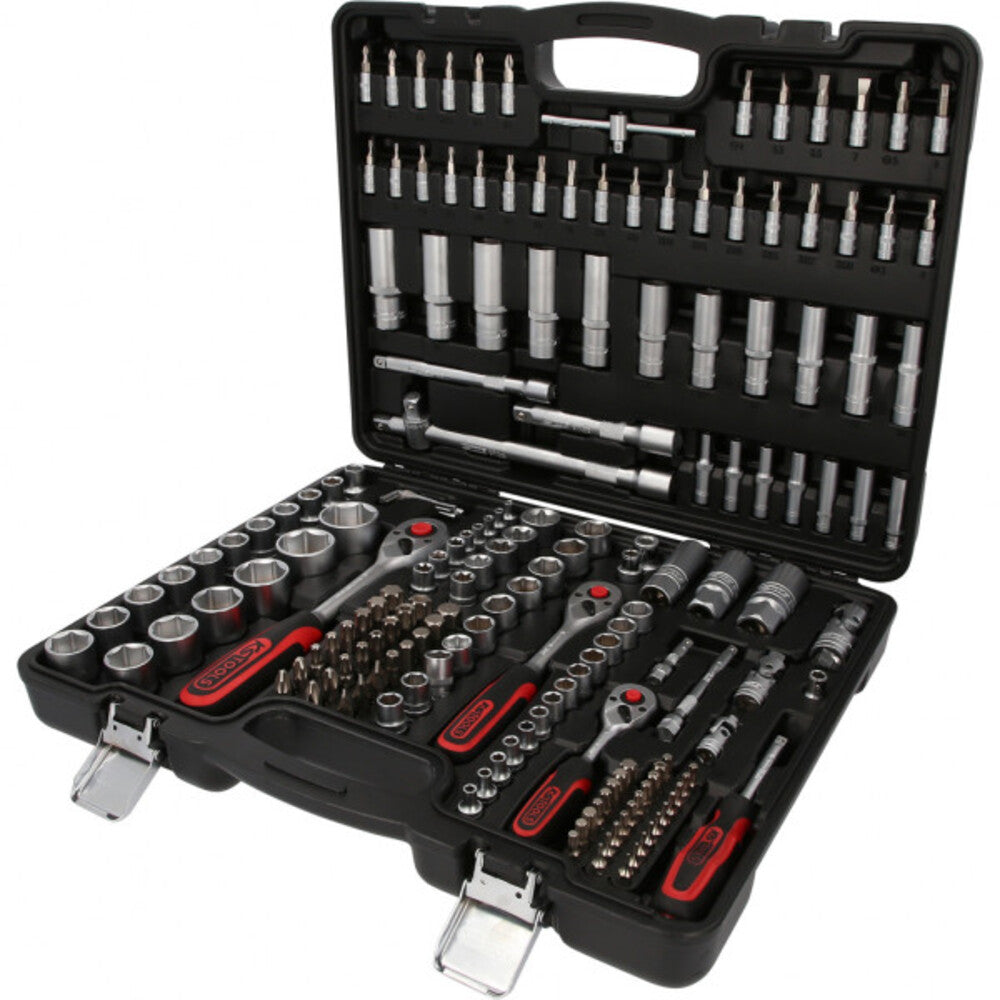 KS Tools - 1/4"+3/8"+1/2" Steckschlüssel-Satz, 179-tlg - 917.0779