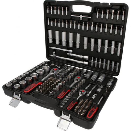 KS Tools - 1/4"+3/8"+1/2" Steckschlüssel-Satz, 179-tlg - 917.0779