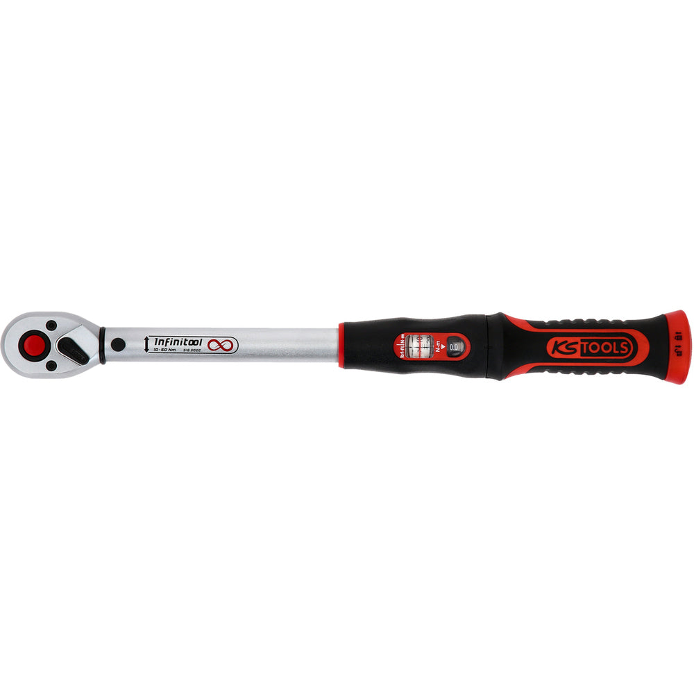 KS Tools - 3/8" INFINITOOL Ratschen-Drehmomentschlüssel, 10-50 Nm - 516.9022