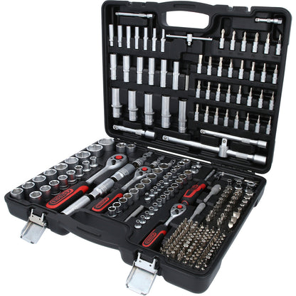 KS Tools - 1/4"+3/8"+1/2" Steckschlüssel-Satz, 255-tlg - 917.0255
