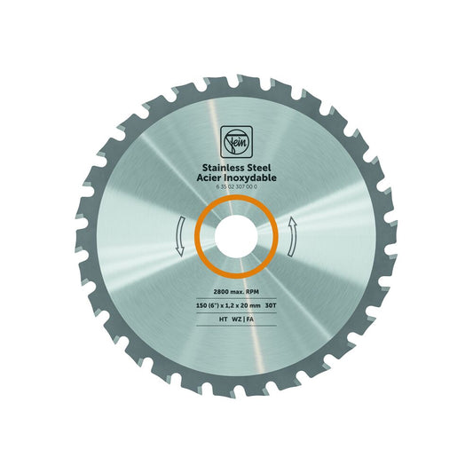 Fein - Handkreissägeblatt Inox D=150mm für Edelstahl - 63502307000 VaP
