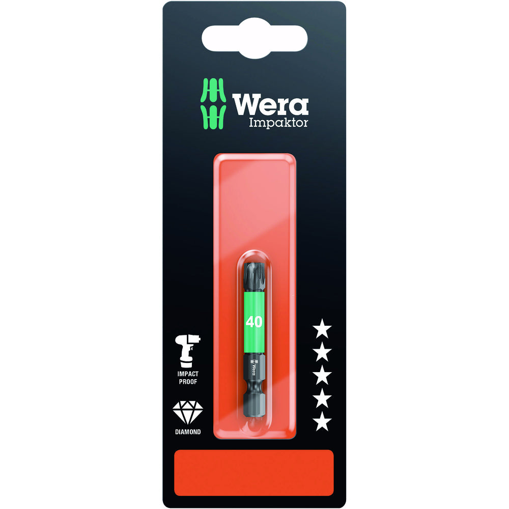 Wera - Torx-Bits, Impact, 40x50 mm - 05073967001