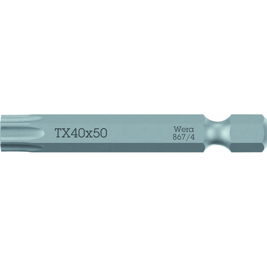 Wera 5060137001 867/4 Z TORX Bits TX 30x50, T30