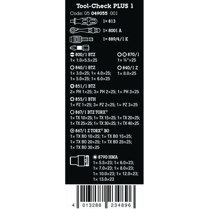 Wera - Tool-Check Plus 1 39 tlg. - 05049055001