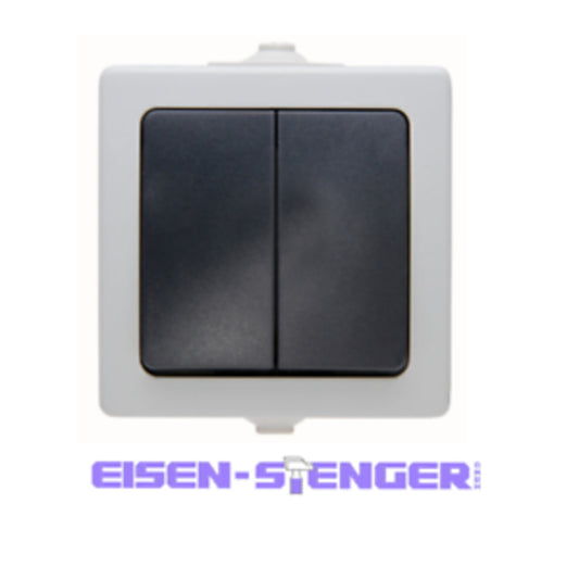 Kopp - NAUTIC – Serienschalter, Farbe: grau - 565556008