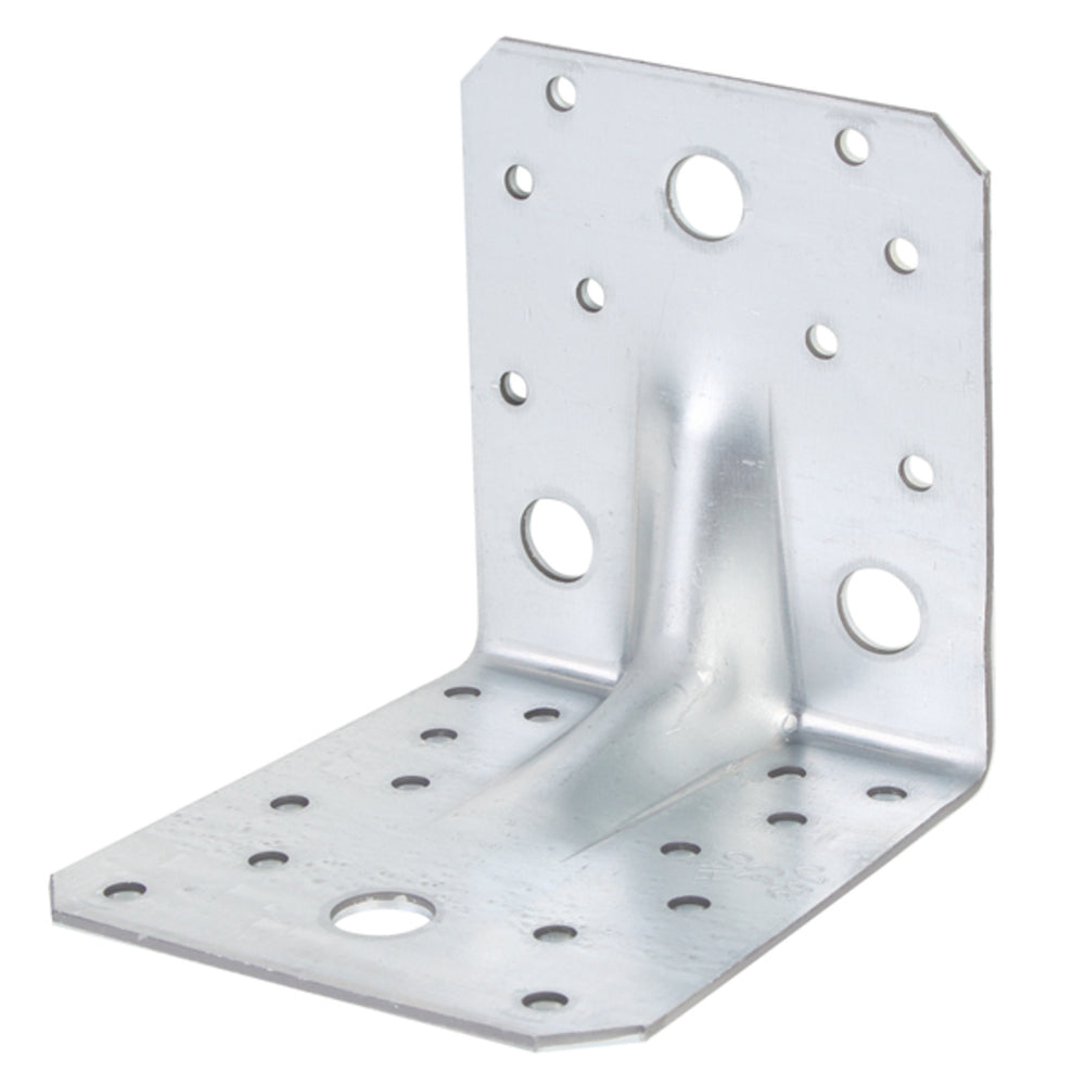 Alberts - Schwerlast-Winkelverbinder mit Sicke, 12 Stück 105x105x90 mm - 330521