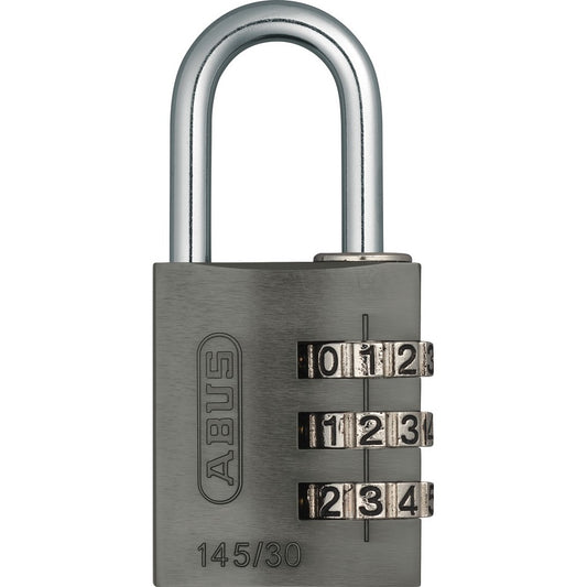Abus - Zahlenschloss 145/30 titanium Lock-Tag - 46622