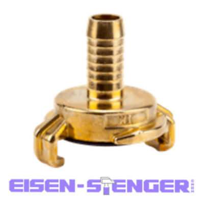Gardena - Messing-Schnellkupplungs-Schlauchstück,  für 13 mm (1/2)- und 16 mm (5/8)-Schläuche - 07100-20