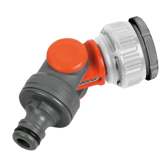Gardena - Winkelhahnstück lose für Wasserhahn mit 33,3 mm (G 1)-Gewinde und  für Wasserhahn mit 26,5 mm (G 3/4)-Gewinde - 00998-50