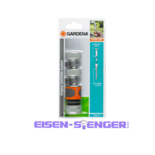 Gardena - Anschluss-Satz,  Inhalt 2 x 18201, 1 x 18215, verpackt - 18286-20