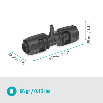 Gardena - Micro-Drip-System T-Stück 13 mm (1/2") – 4,6 mm (3/16") 5 Stück - 13204-20