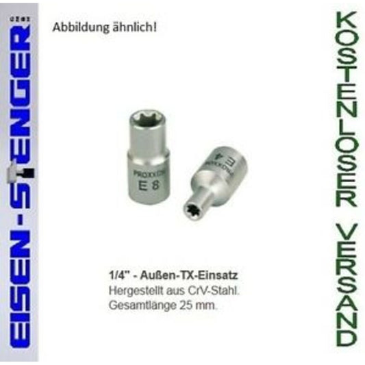 PROXXON 1/4' Außentorx-Einsatz E 7 No 23793