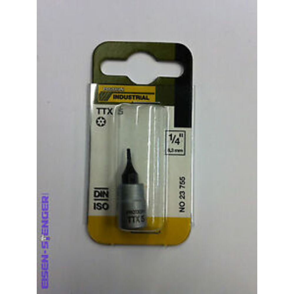 PROXXON 1/4' TX-Einsatz T 5 mit Stirnbohrung No 23755