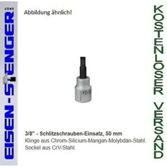 PROXXON 3/8' Schlitzeinsatz, 5,5 mm, 50 mm lang No 23592
