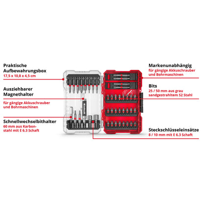 Einhell M-CASE Bitkassette 42tlg LS - 118953