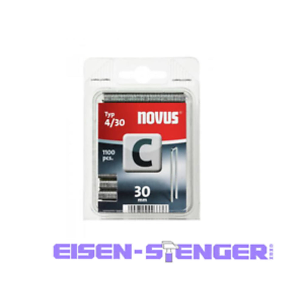 Steinel - Schmalrückenklammern C 4, 30mm 1100St - 042-0461