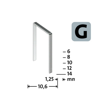 Steinel - NOVUS Flachdrahtklammern G Typ 11 5000 Stück 10mm - 042-0767