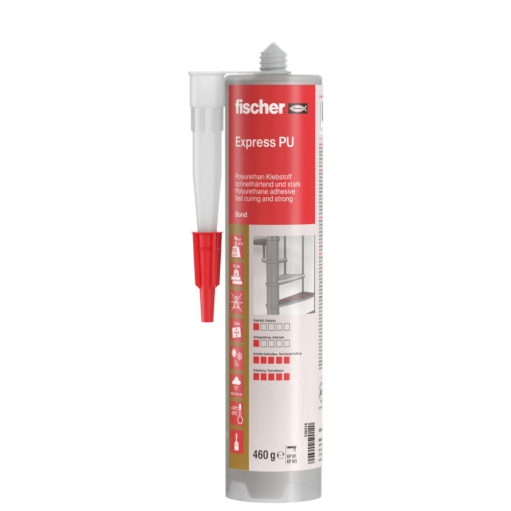 Fischer - Konstruktionsklebstoff Express PU beige 310 ml - 59014
