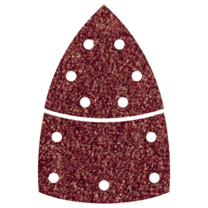 Wolfcraft - 10 Haft-Schleifblätter 2-teilig für Holz/Metall K180 - 5619000