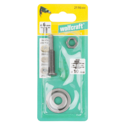 Wolfcraft - Spanndorn für Bohrung 10 mm  - 2116000