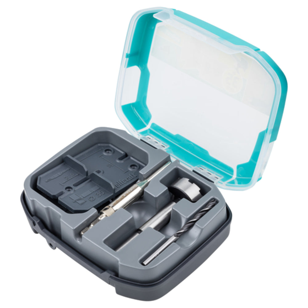 Wolfcraft - Scharnierloch-Set, Ø 35 mm, 5-tlg. - 4656000