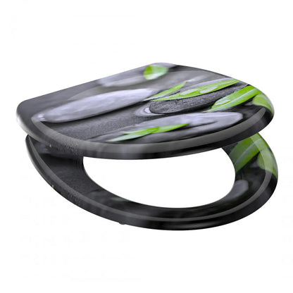 Kirchhoff - Duroplast WC-Sitz STONE, mit Absenkautomatik und Schnellvers - 82374