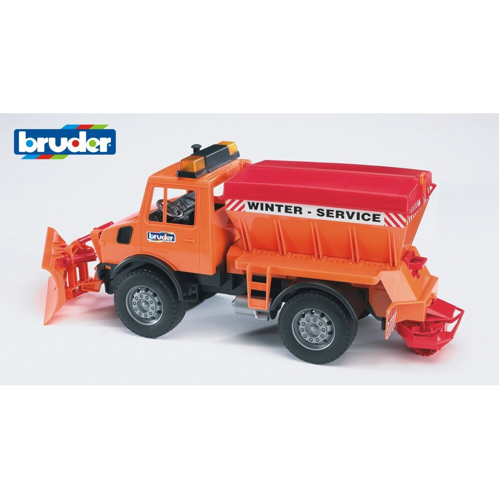 Bruder - MB Unimog-Winterdienst mit Räumschild - 2572