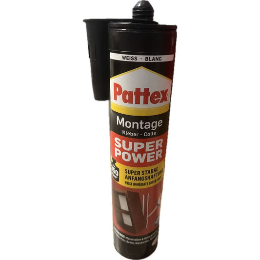 Henkel - Pattex Montage Super Power 370g Kartusche - PXS37
