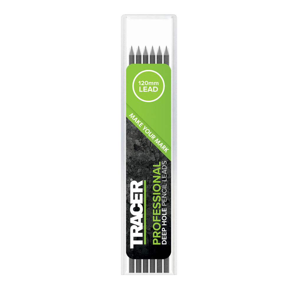 Tracer - Ersatzminen-Set für tiefe Löcher, Graphitminen, 2,8 mm, 12 Stück - ALP1
