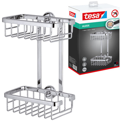 Tesa - ALUXX Ablagekorb 2-stöckig 260x180x107mm - 40211-00000-00