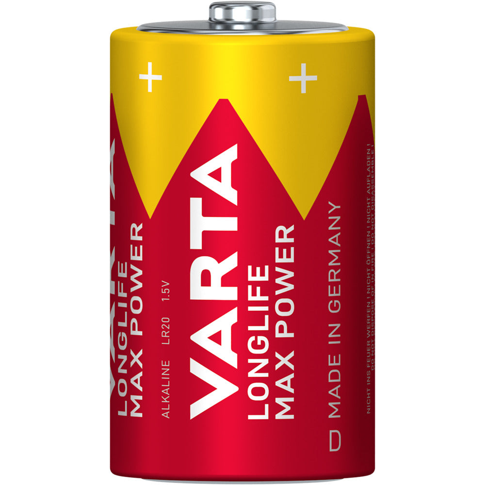 VARTA - LONGLIFE MAX POWER D Blister 2 - 4720101422