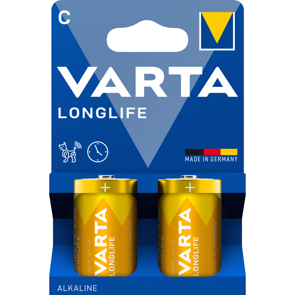 VARTA - Batterie LONGLIFE C Blister 2 - 4114101422